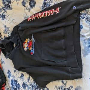 Super Mario Champion Reverse Weave Hoodie XL